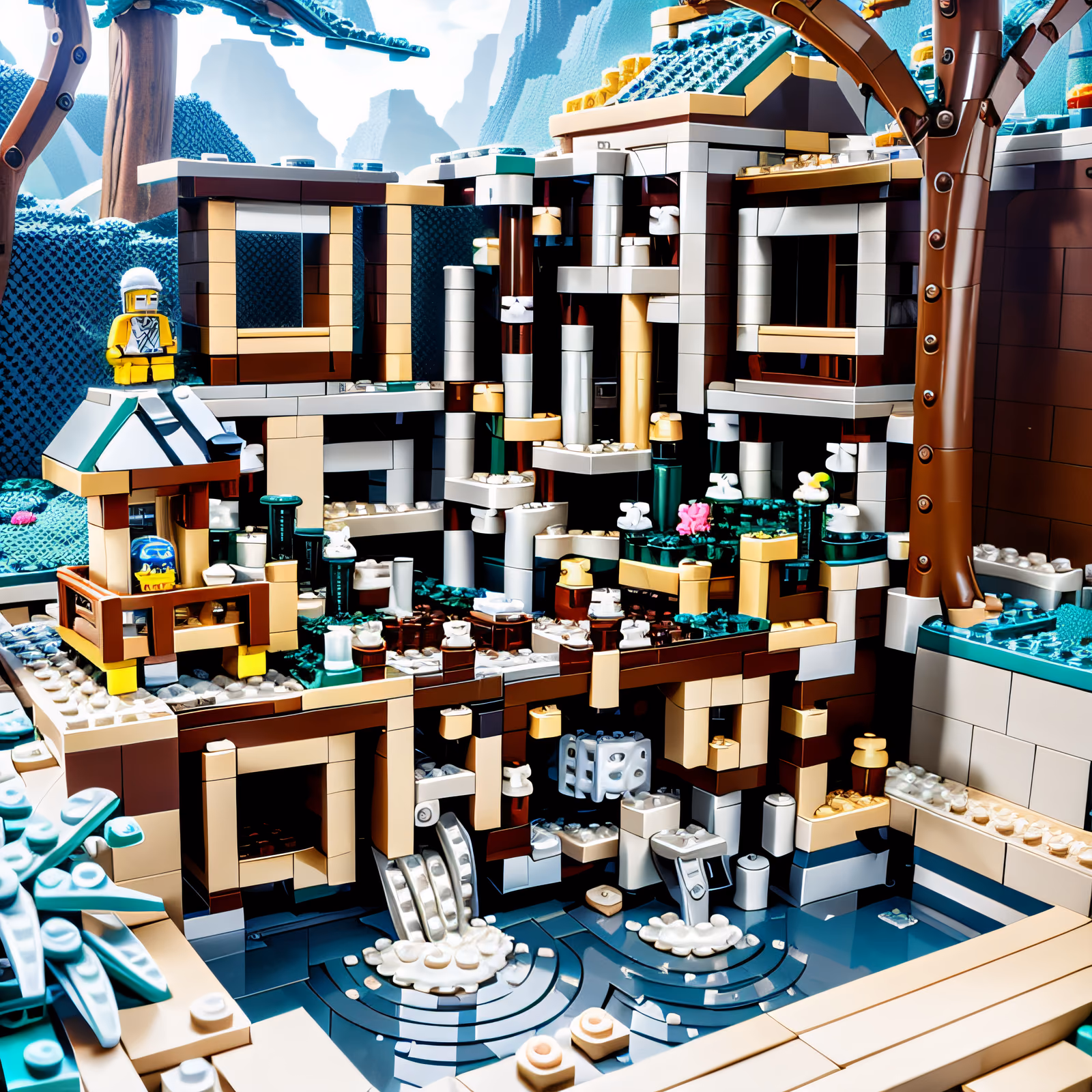 Brick Garden Pavilion Lego QR Code for Packaging — image 1