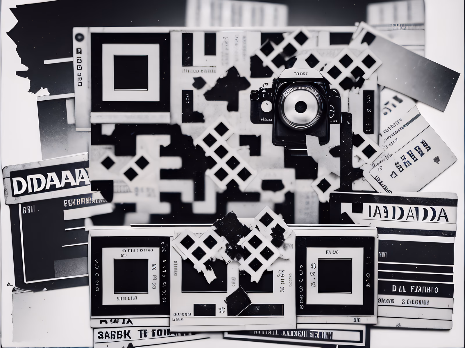 Cinematic Film Strip Collage QR Code for Posters — image 1