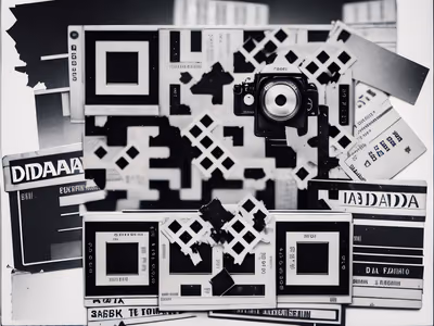 Cinematic Film Strip Collage QR Code for Posters — image 1