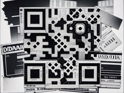 Cinematic Film Strip Collage QR Code for Posters