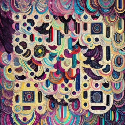 Colorful Mandala Pattern QR Code Art