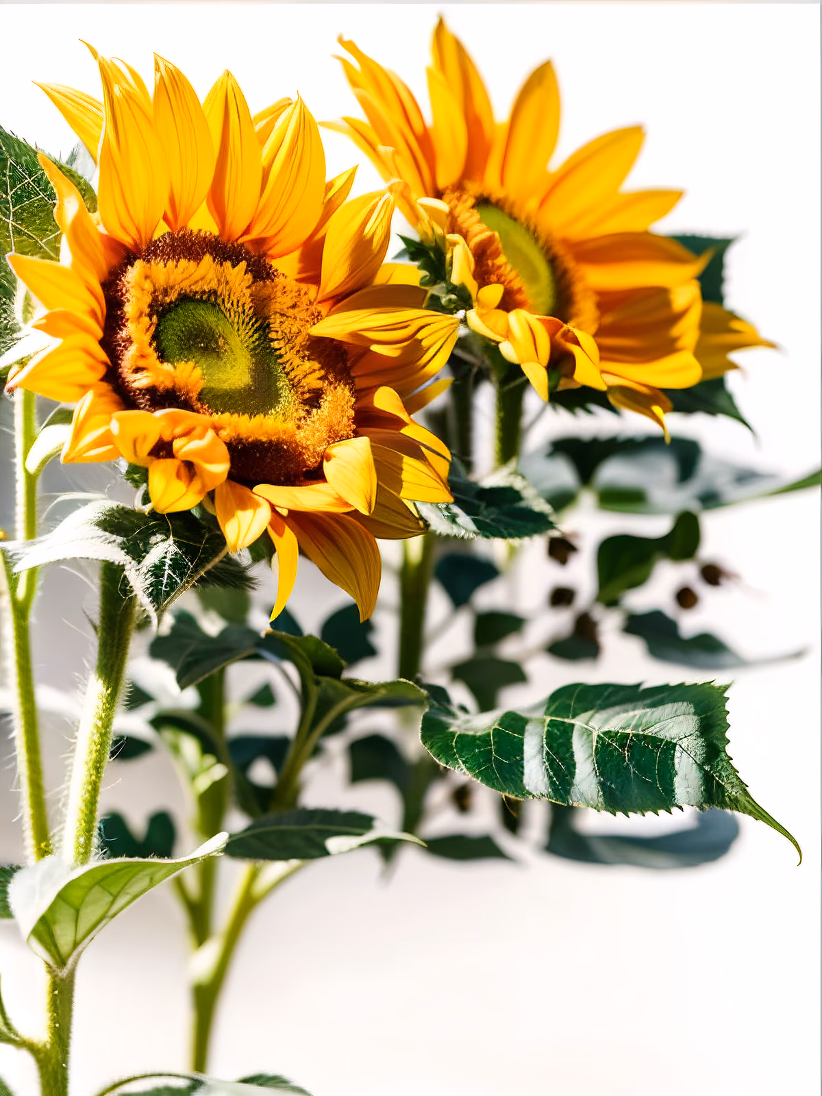 Sunflower Close-Up Photo QR Code Art — image 1