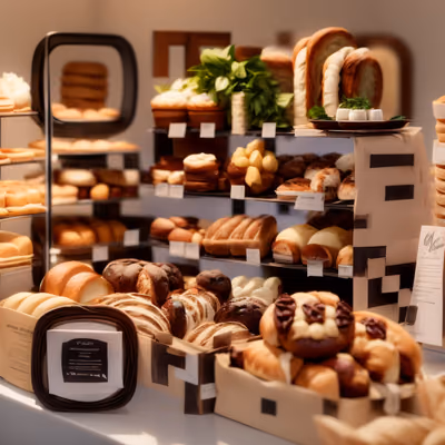 Bakery Bread Display 3D QR Code for Packaging — image 1