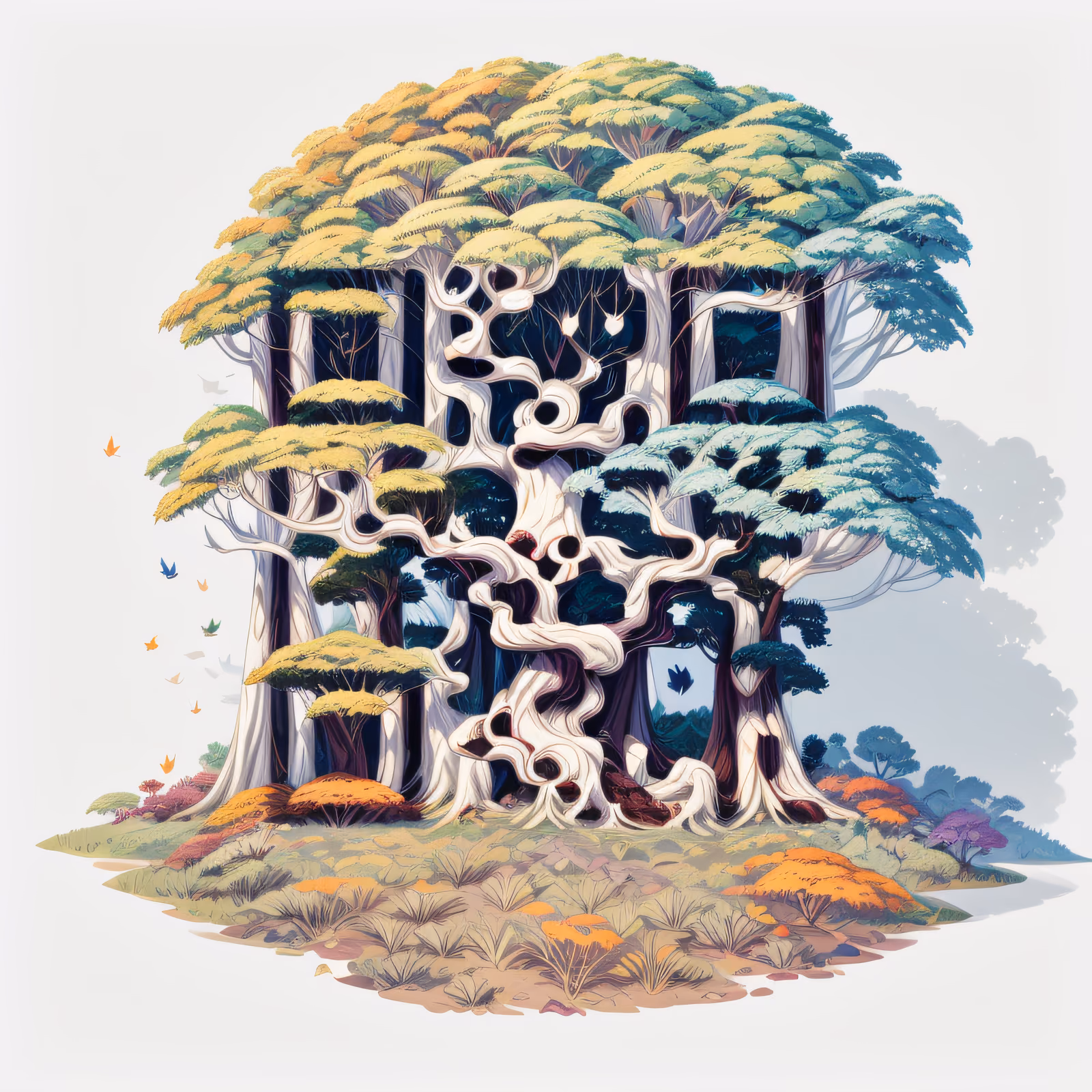 Mystical Grove Game Art QR Code Art — image 1