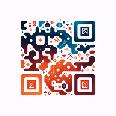 Rune Glyph Ornamental Pattern QR Code Art — image 1