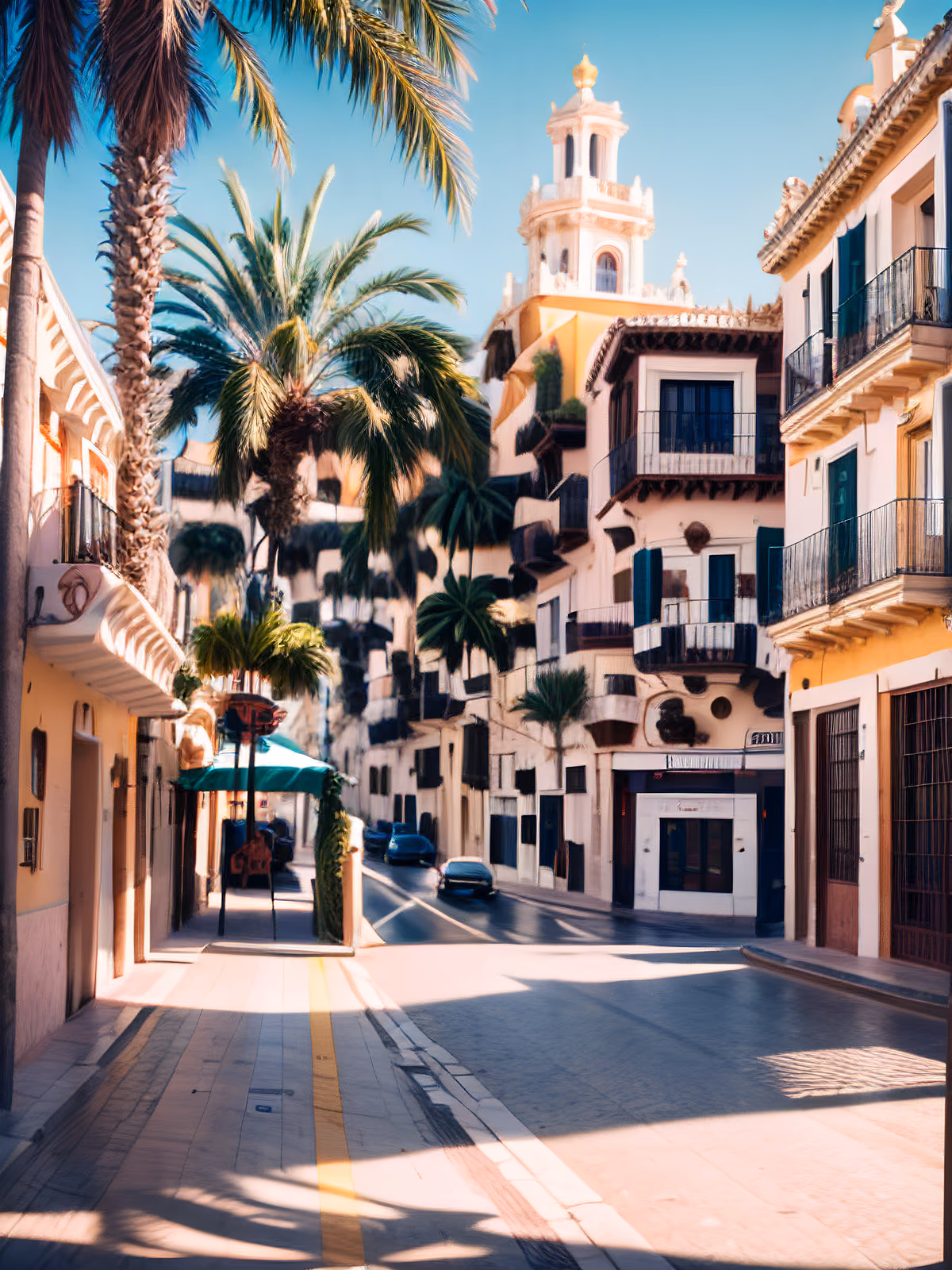 Spanish Palm Boulevard Photography QR Code for Posters — image 1