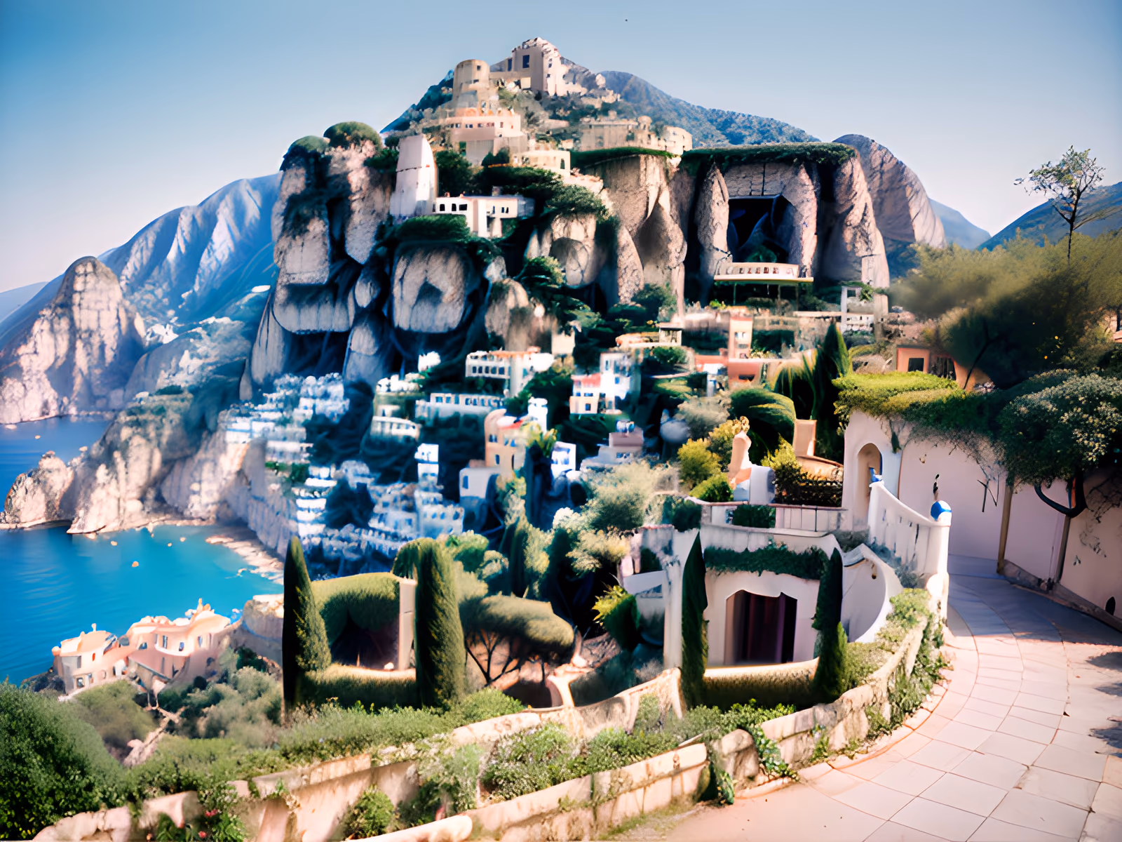 Capri Hillside Villas Photo QR Code for Posters — image 1