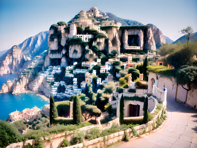 Capri Hillside Villas Photo QR Code for Posters — image 1