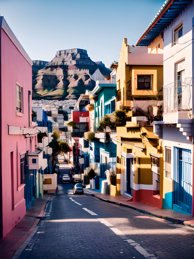 Cape Town Colorful Street Photography QR Code for Posters — image 1