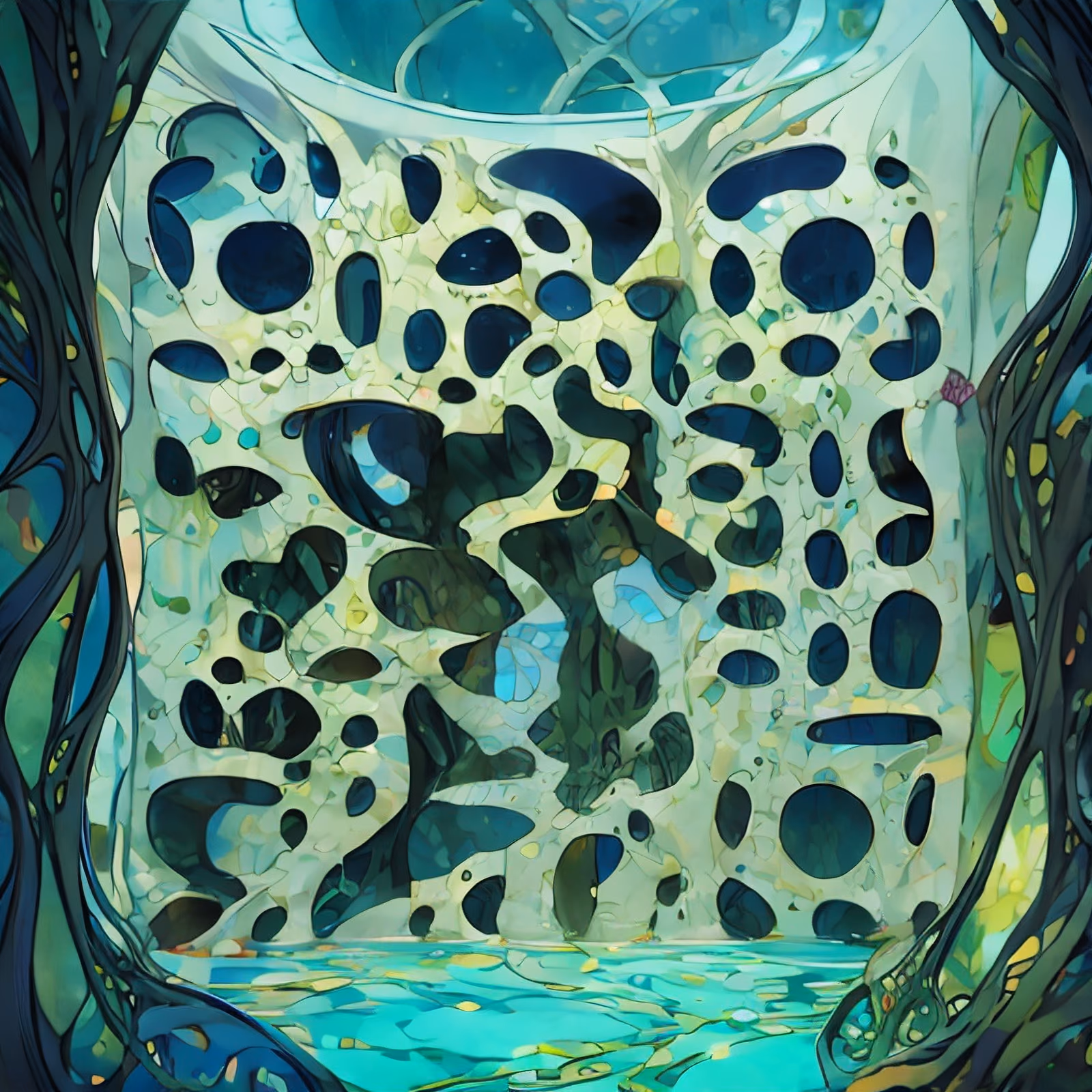 Enchanted Grove Fantasy QR Code Art — image 1