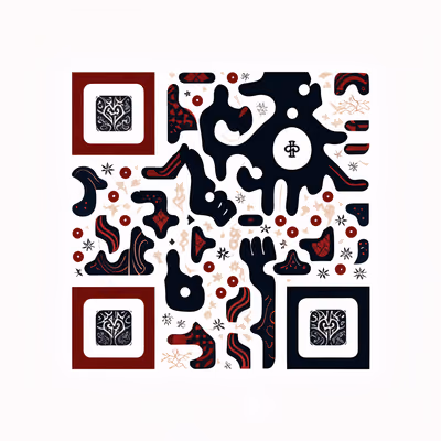 Мистическая рука с орнаментом: QR-код арт — изображение 1