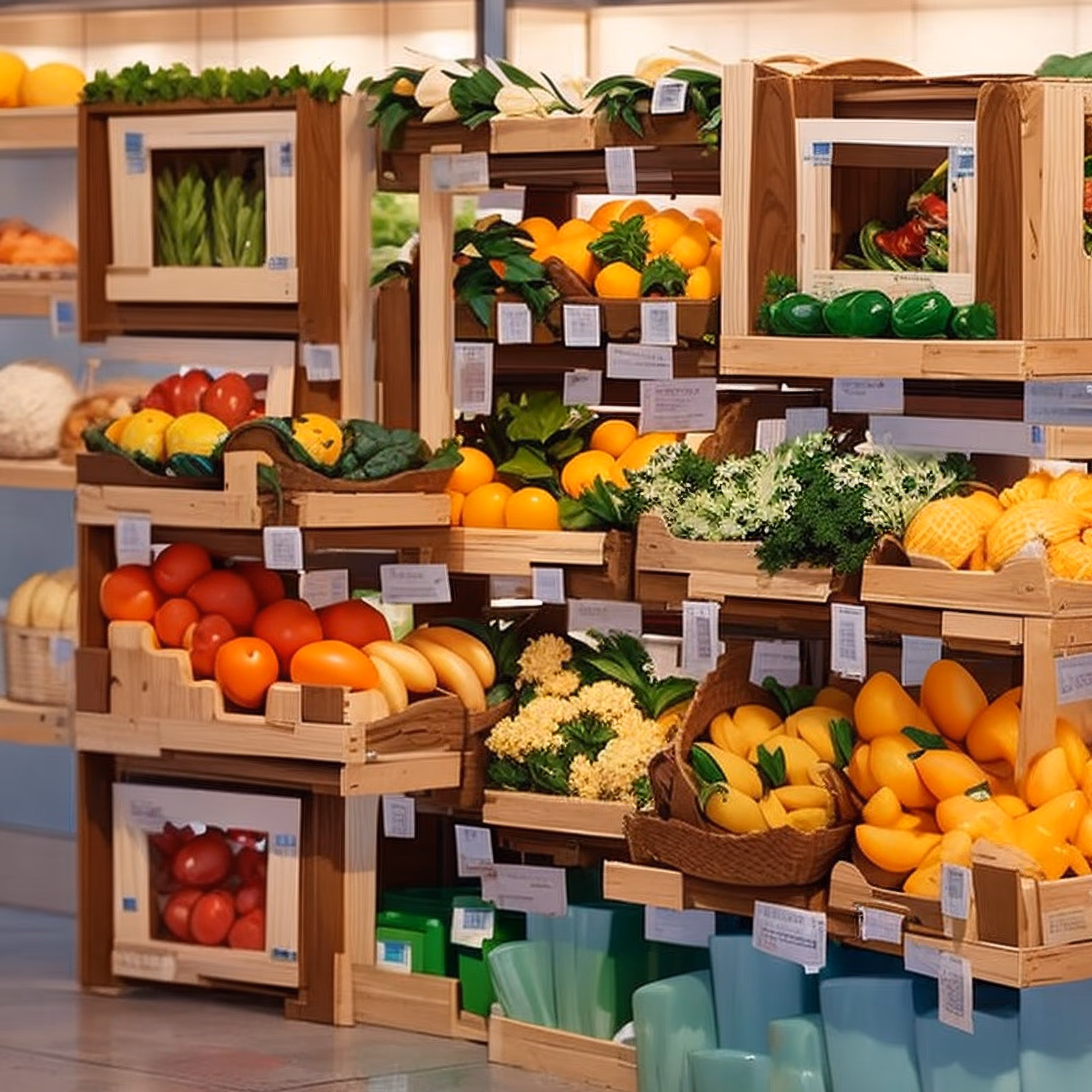 Рынок свежих продуктов: 3D QR-код для упаковки — изображение 1