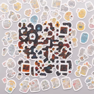 Sticker Bomb Glyph Pile QR Code for Stickers — image 1