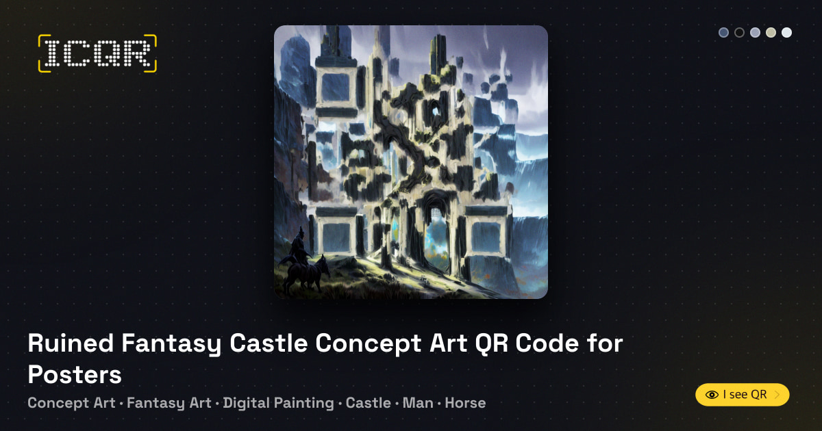 Ruined Fantasy Castle Concept Art