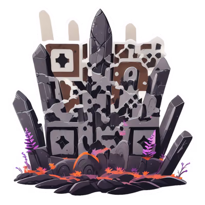 Standing Stones Vector QR Code for Stickers — image 1