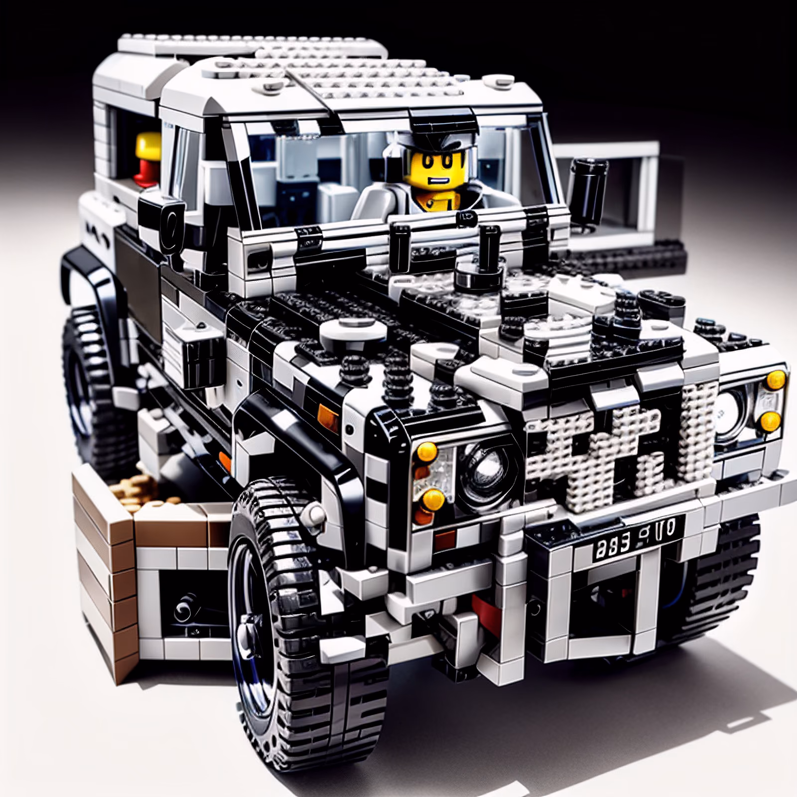 Brick Built Off Road Truck QR Code for Packaging — image 1