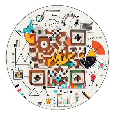 Whiteboard Diagram Vector QR Code for Stickers