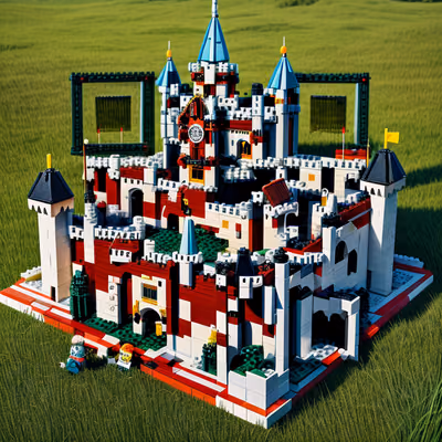 Brick Castle in Grassy Park QR Code for Packaging — image 1