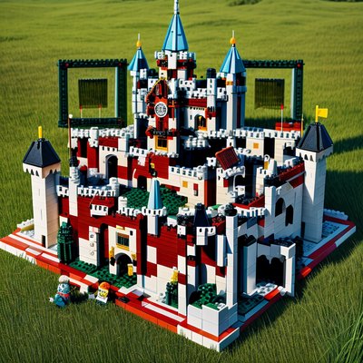 Brick Castle in Grassy Park QR Code for Packaging