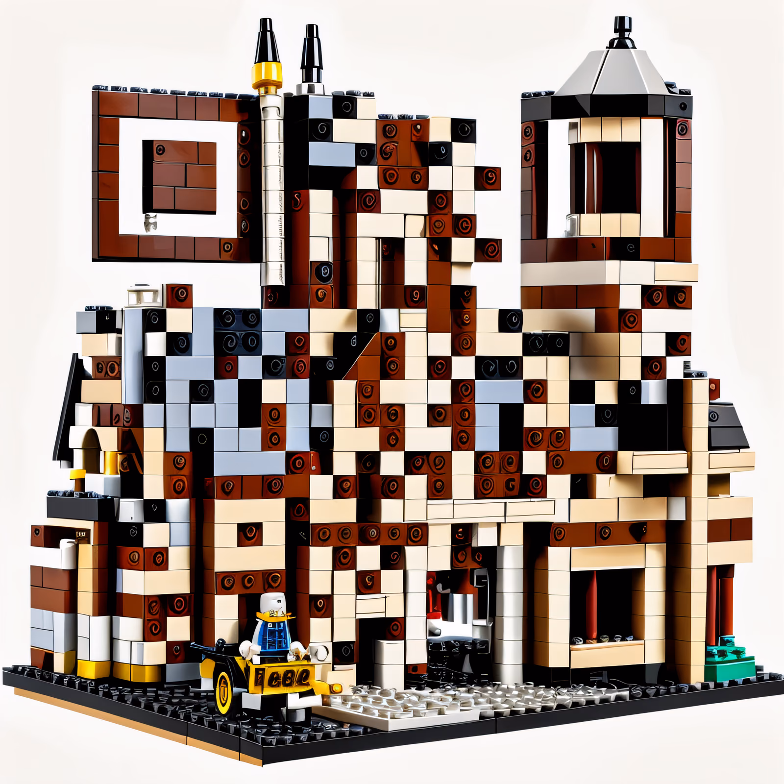 Brick Castle Model Lego QR Code for Packaging — image 1