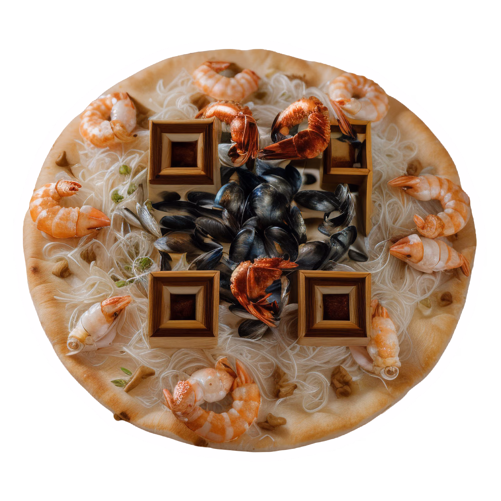Seafood Platter Photorealistic QR Code for Restaurant Menus — image 1