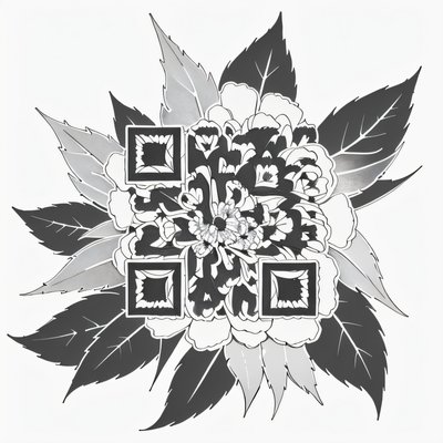 Marigold Ink Tattoo QR Code for Temporary Tattoos