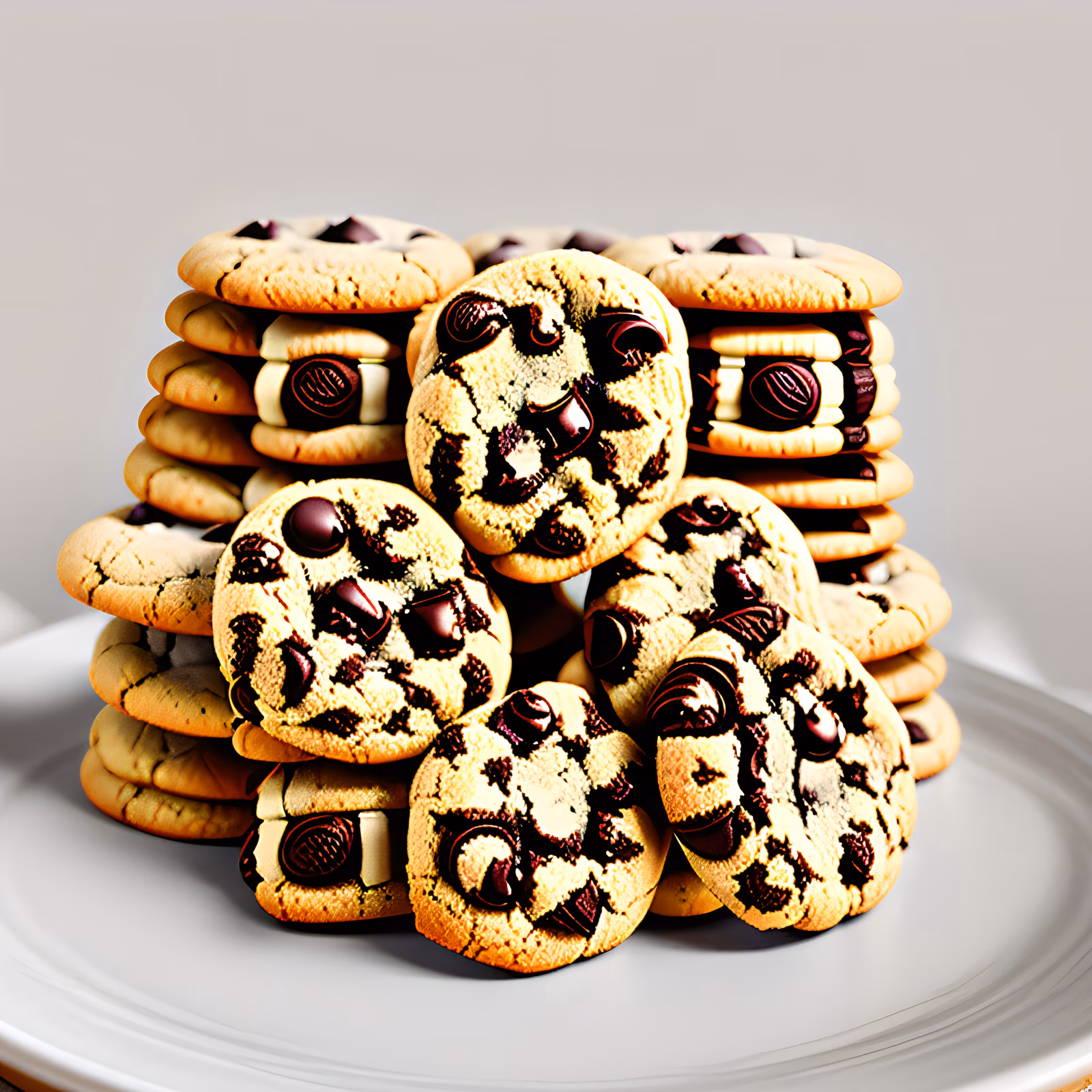 Chocolate Chip Cookies Realism QR Code for Restaurant Menus — image 1