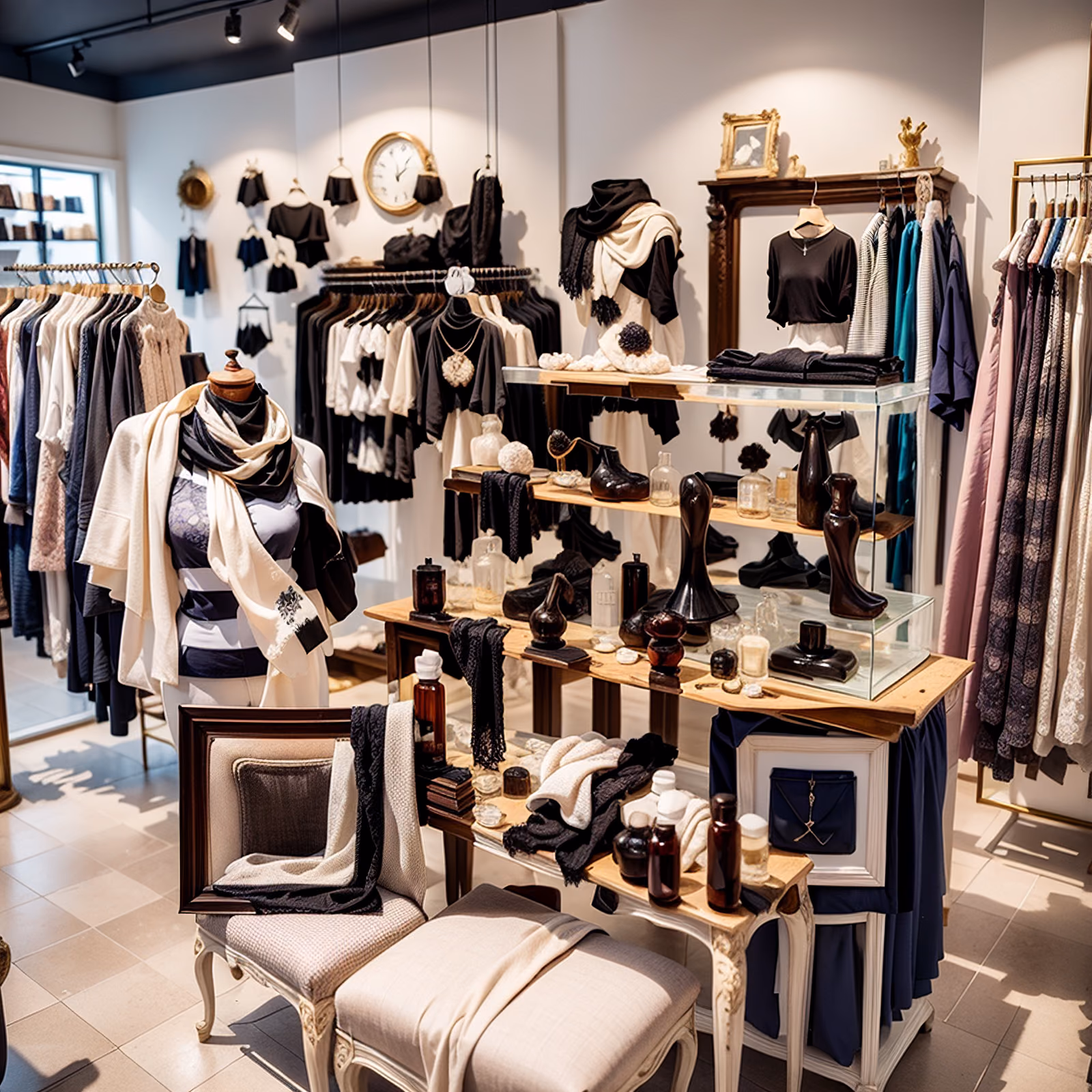 Boutique Interior Photorealistic QR Code for Storefront Displays — image 1