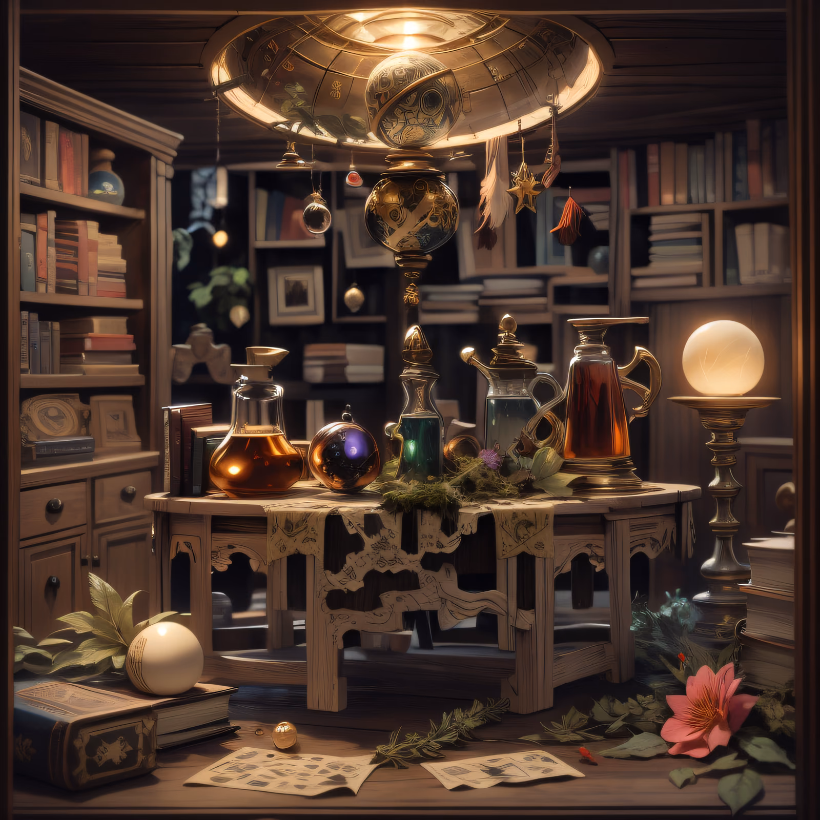 Alchemist Potion Study 3D QR Code for Posters — image 1