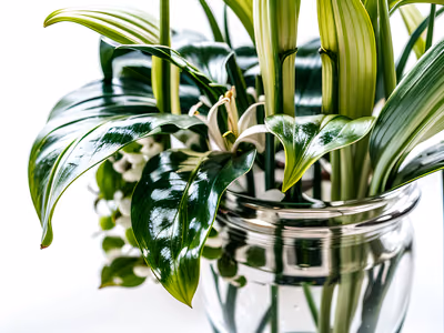 Glass Vase Lily Photo QR Code Art — image 1