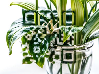 Glass Vase Lily Photo QR Code Art