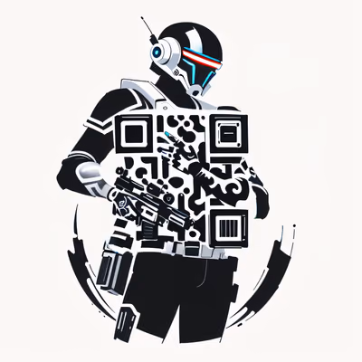 Футуристический охотник за головами: QR-код для временных татуировок — изображение 1