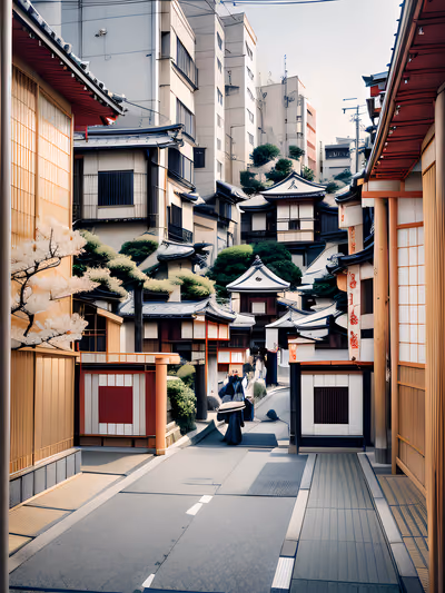 Japanese Street Film Photography QR Code for Posters — image 1