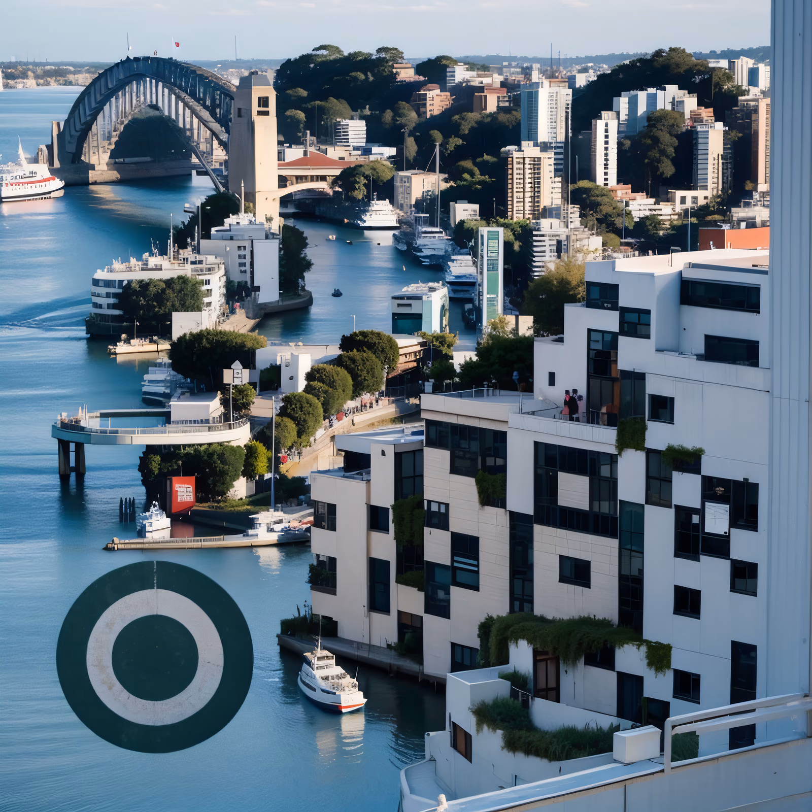 Sydney Harbour Cityscape Photo QR Code for Posters — image 1
