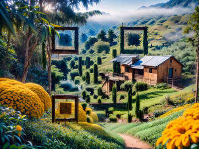 Highland Tea Farm Photography QR Code Art — image 1