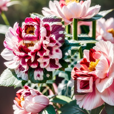 Розовые пионы, макросъёмка: QR-код как искусство