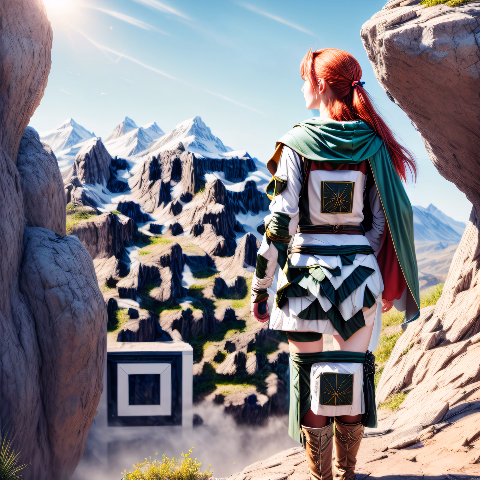 Red Haired Ranger Mountain QR Code for Posters — image 1