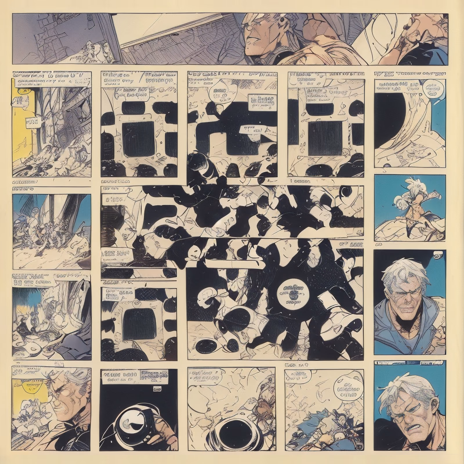 Comic Book Panel Page QR Code for Book Covers — image 1