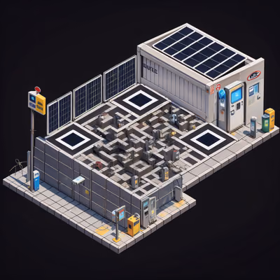 Изометрическая заправка, безопасная зона: QR-код для постеров — изображение 1