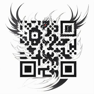 Phoenix Ink Tattoo QR Code for Temporary Tattoos