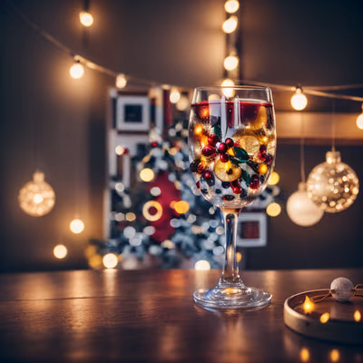 Mulled Wine Christmas Photography QR Code for Event Invitations — image 1