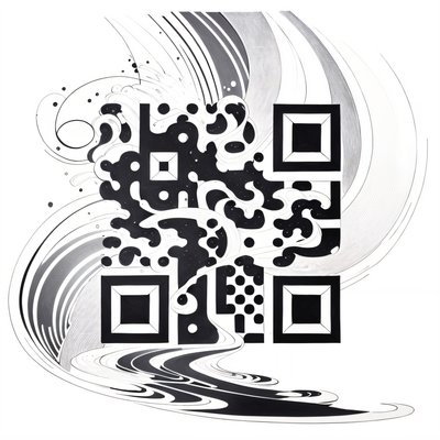 Winding River Ink Tattoo QR Code Art
