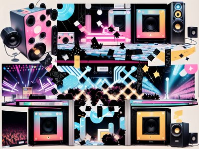 Festival Speaker Stage Collage QR Code for Posters