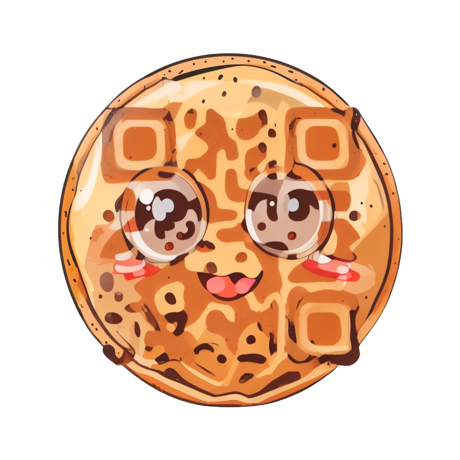 Kawaii Cookie Vector Sticker QR Code for Stickers — image 1