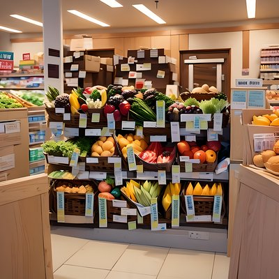 Grocery Store Produce 3D QR Code for Packaging