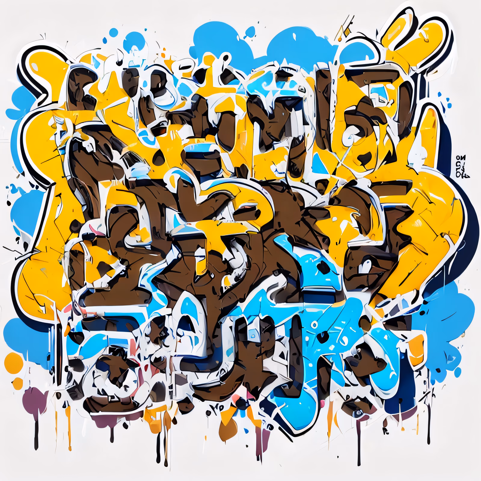 Graffiti Lettering Street Art Graffiti & Street Art QR Code for Stickers — image 1
