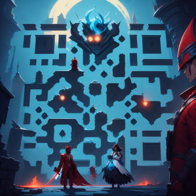 QR-код для постеров в стиле тёмного фэнтези: сцена из игры — изображение 1