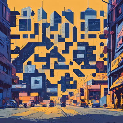 City Street Comic Cover QR Code for Posters — image 1